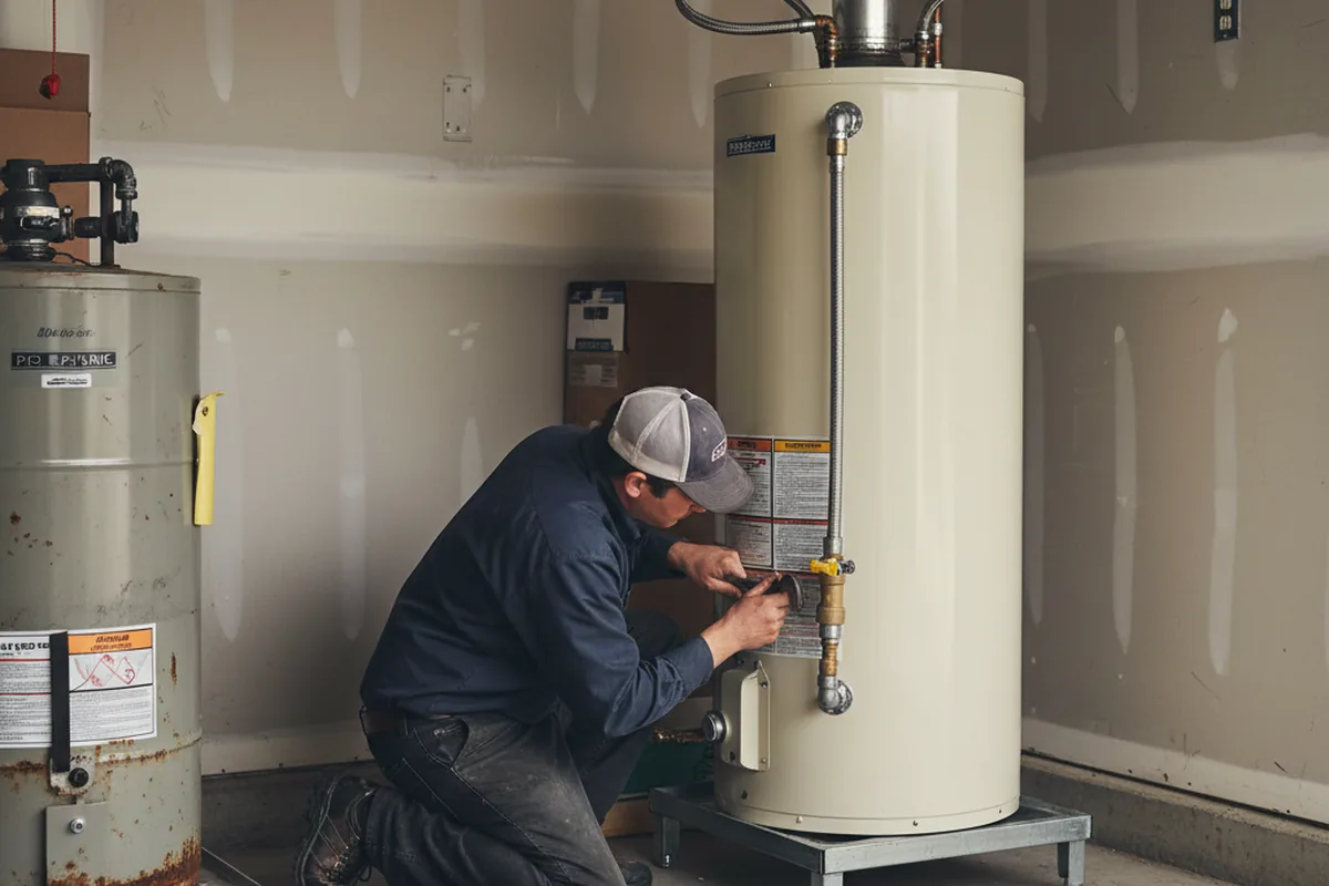 Water heater and shutoff valve replacement in Port Matilda